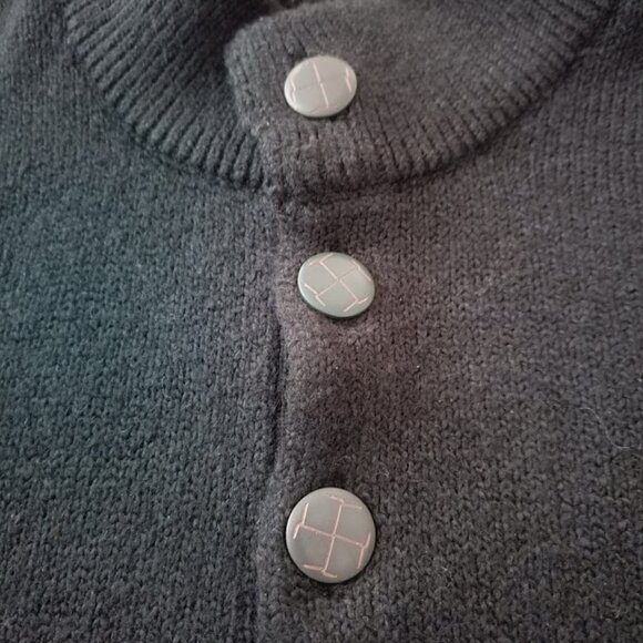 2XL🟠 Wind River Men's Fair Isle Quarter Button Mock Neck Sweater - Picture 6 of 9